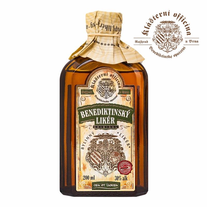 Benediktinský bylinný likér 30% 200 ml