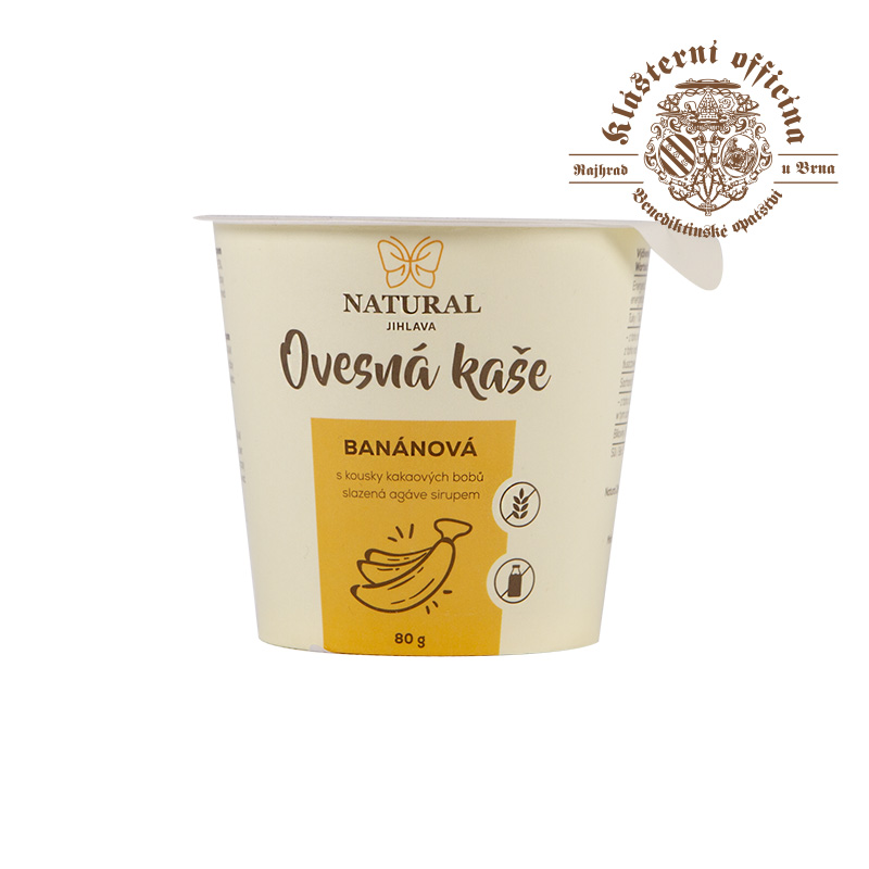 Ovesná kaše bez lepku banánová - Natural 80g