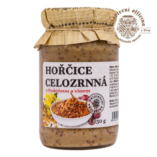 CELOZRNNÁ hořčice s VÍNEM 250 g